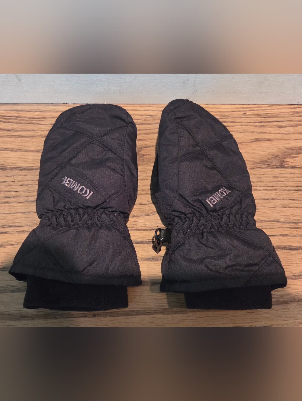 Kombi - Spark - Mittens - Youth - Size: S - Polyester - Black